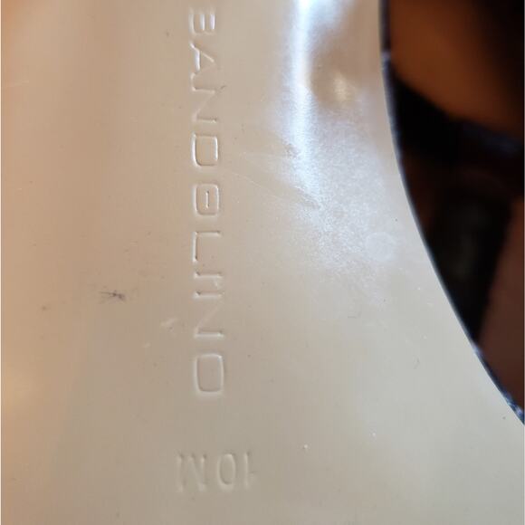 Leather Crocodile Embossed Dress Shoes Size 10 Gladiator Harness Strappy Heels - Picture 14 of 14